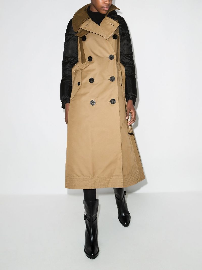Panelled Trench Coat