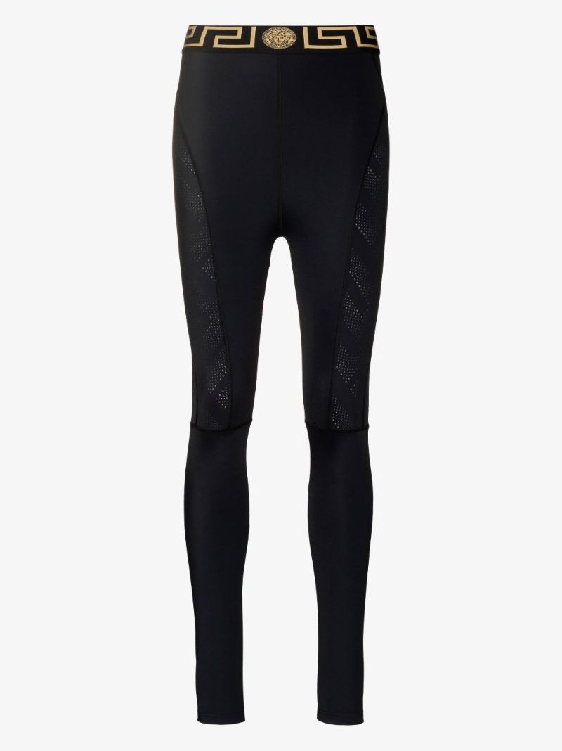 Greca Waistband Performance Leggings