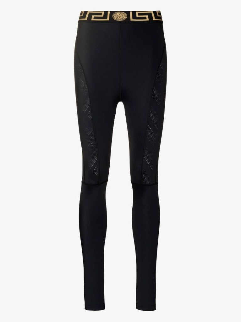 Greca Waistband Performance Leggings