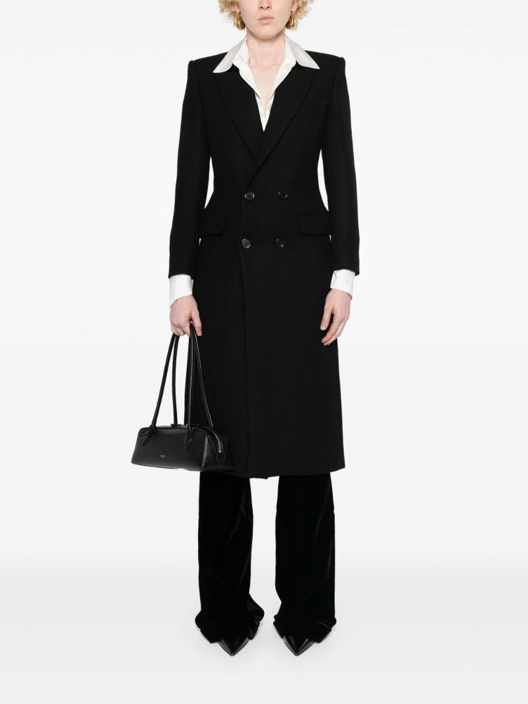 Black Double-breasted Coat