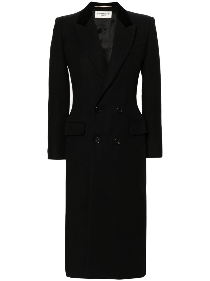 Black Double-breasted Coat