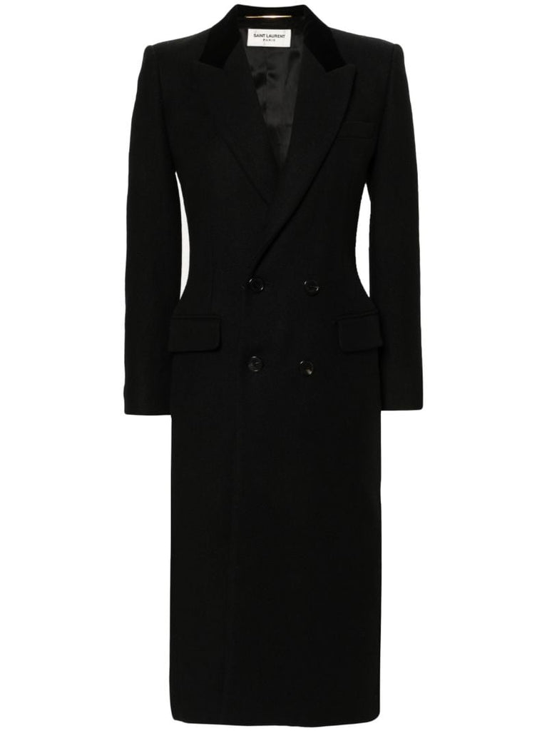 Black Double-breasted Coat