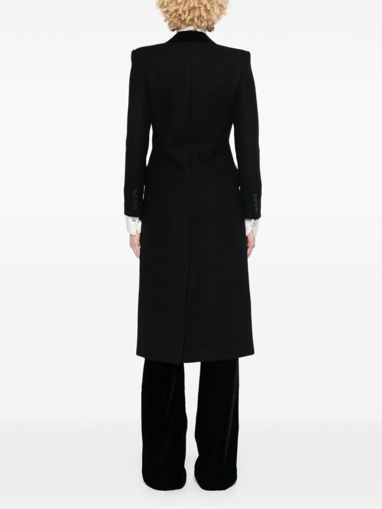 Black Double-breasted Coat
