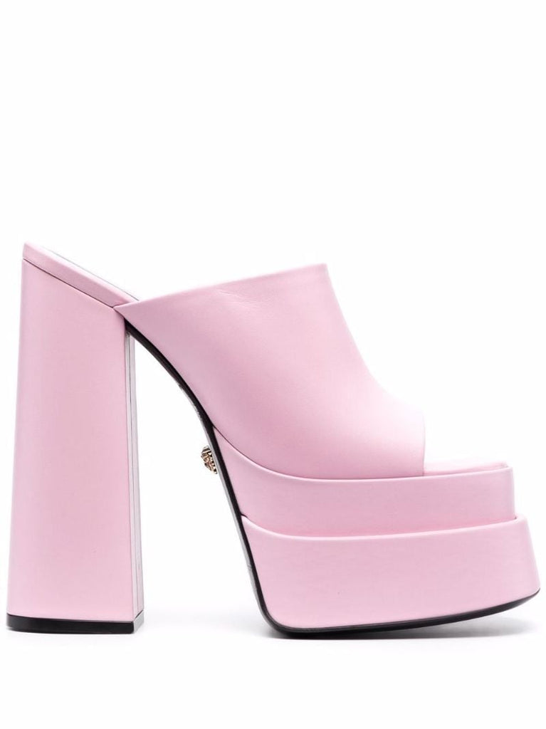 Pink Aevitas 155 Platform Mules