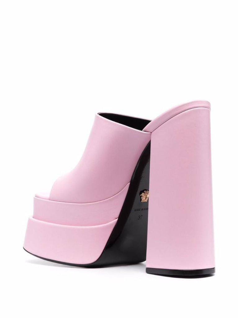 Pink Aevitas 155 Platform Mules