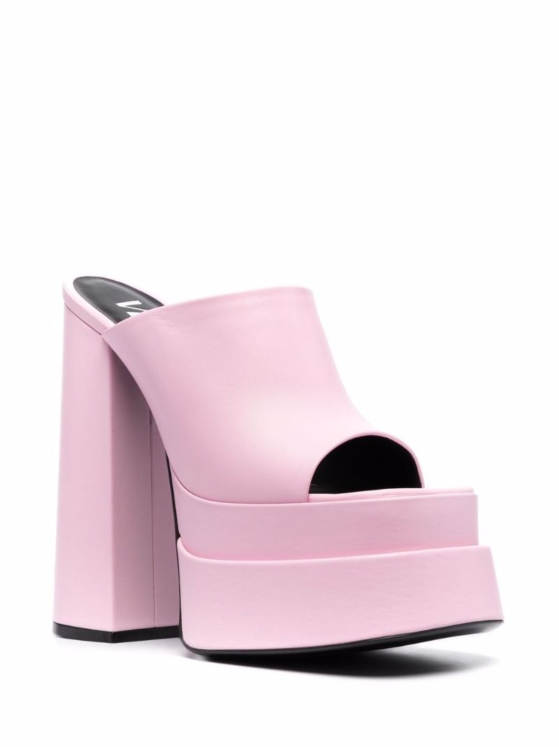 Pink Aevitas 155 Platform Mules