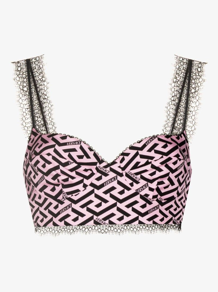 La Greca Silk Bralette