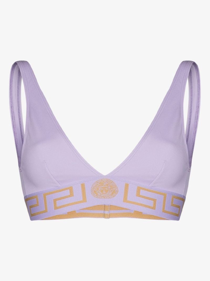 Greca Border Triangle Bikini Top