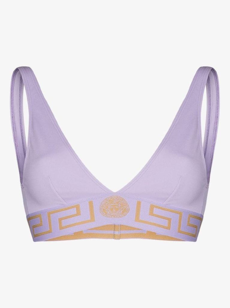 Greca Border Triangle Bikini Top