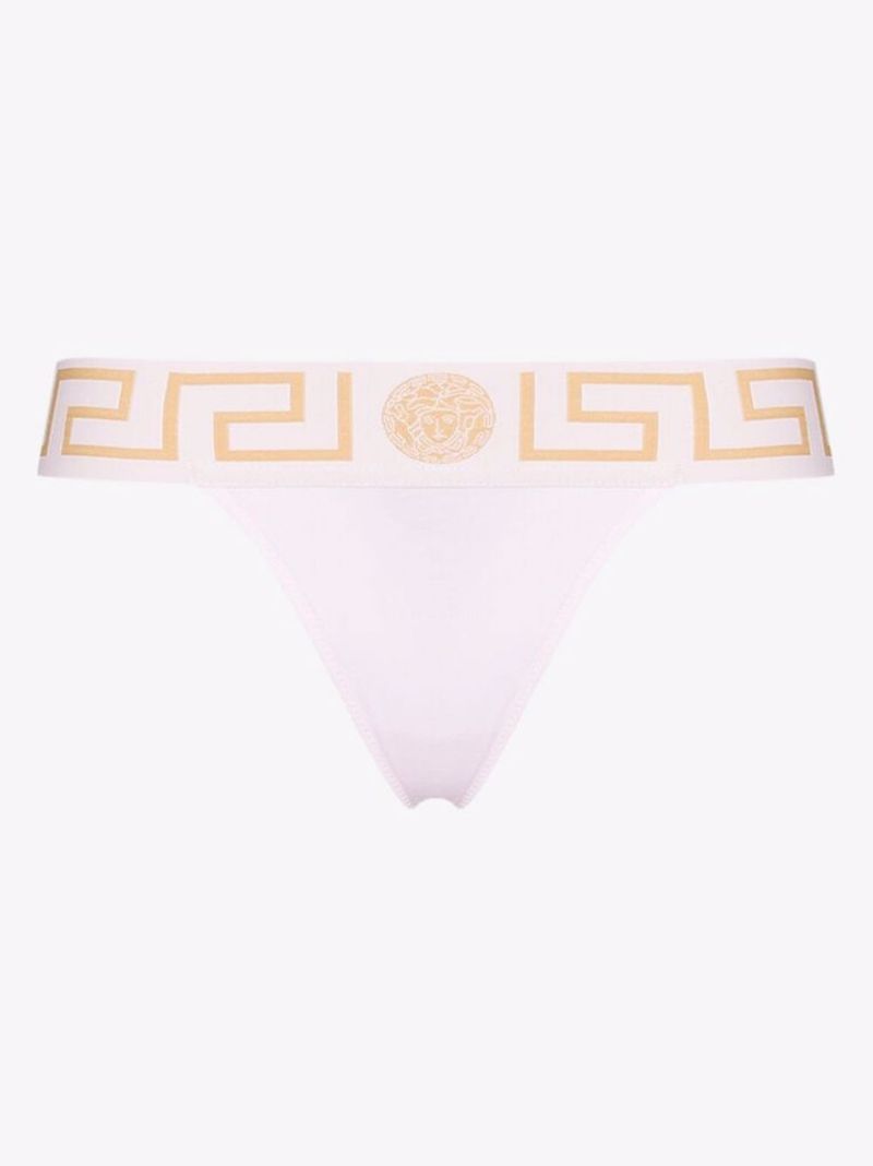 La Greca Cotton Thong