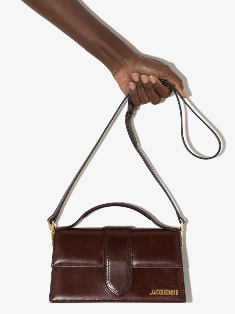 Brown Le Grand Bambino Leather Shoulder Bag