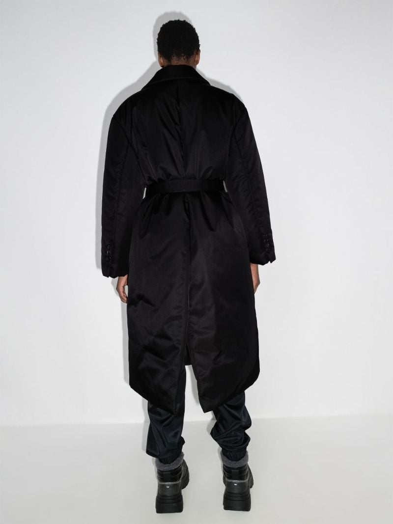 Re-nylon Belted Padded Coat
