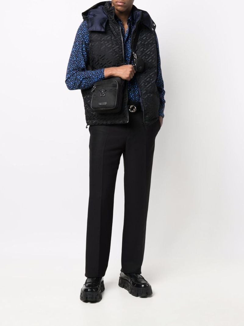 Black La Medusa Messenger Bag