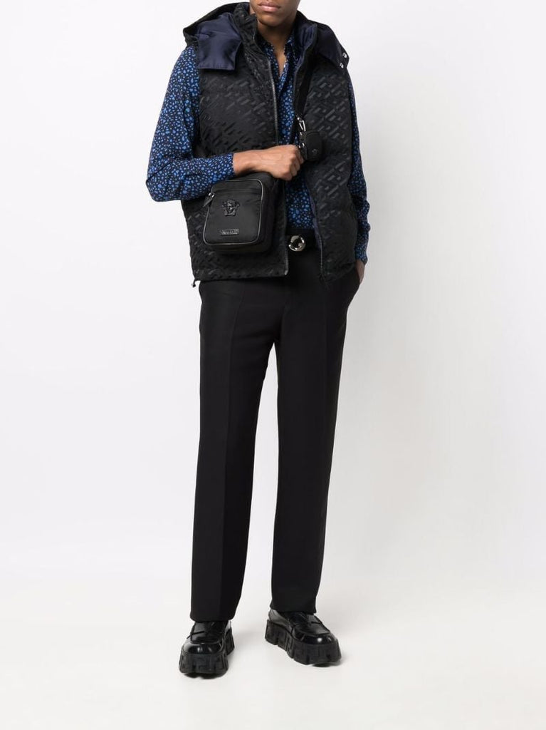 Black La Medusa Messenger Bag
