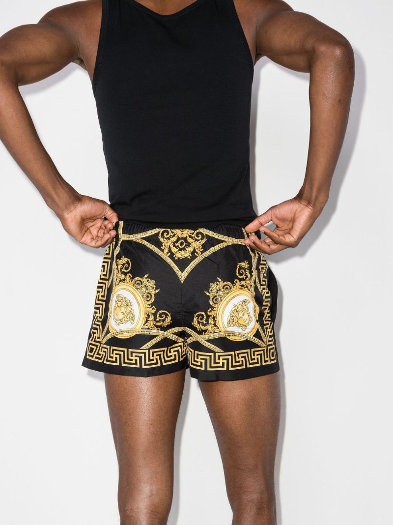 Baroque Print Swim Shorts