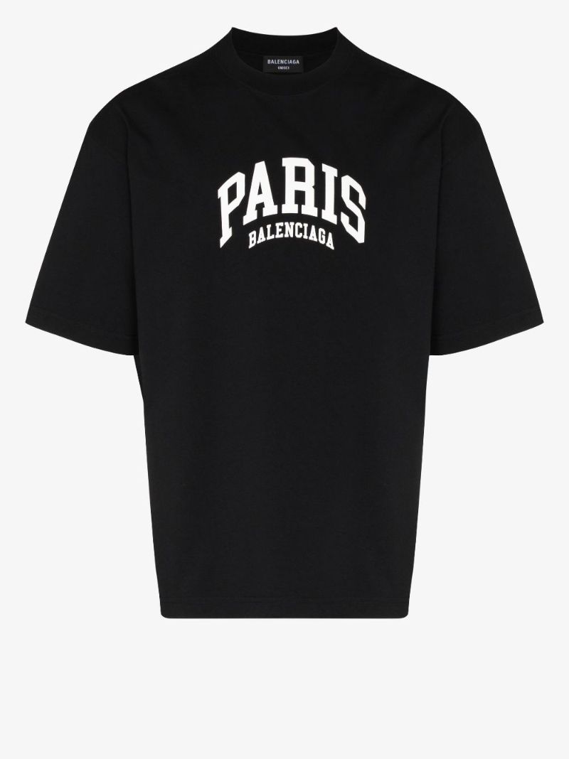 Paris Logo Cotton T-shirt