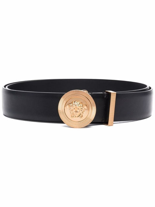 Black Medusa Buckle Belt