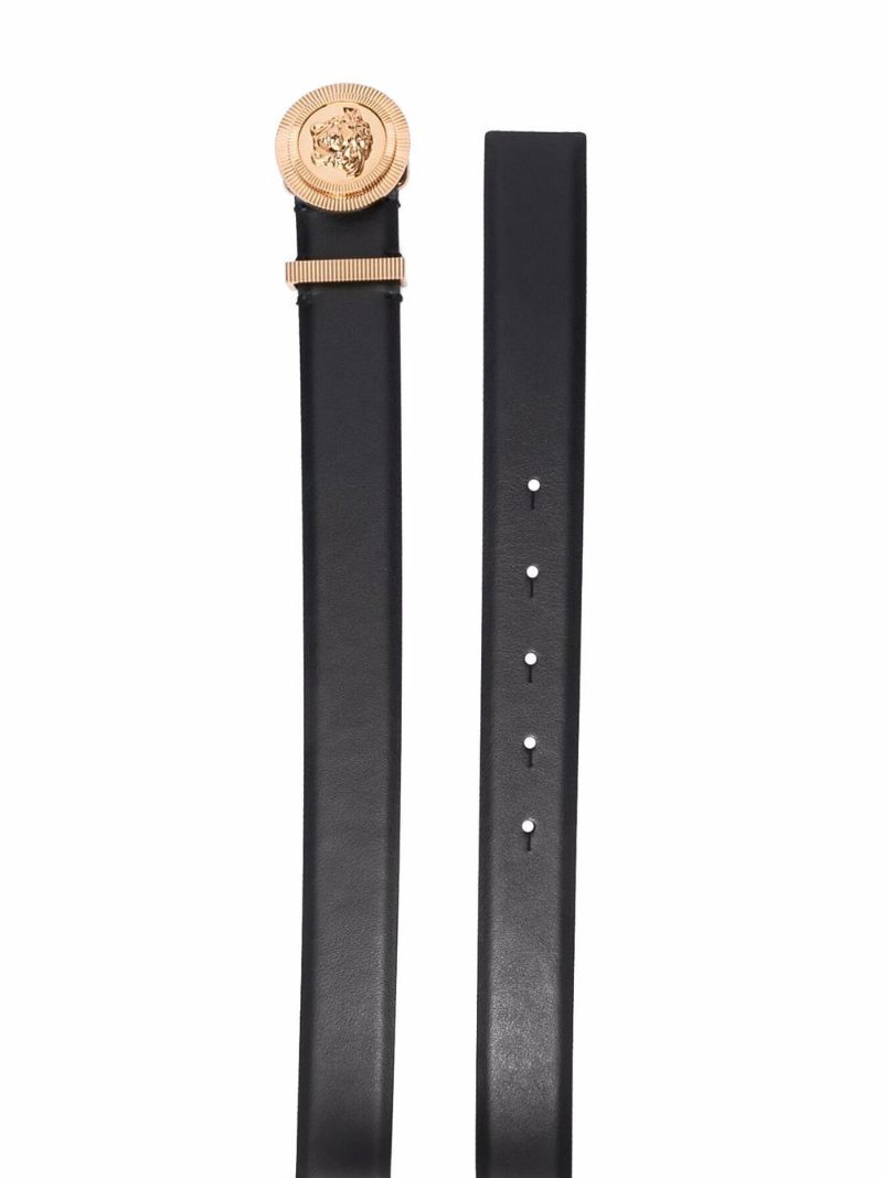 Black Medusa Buckle Belt