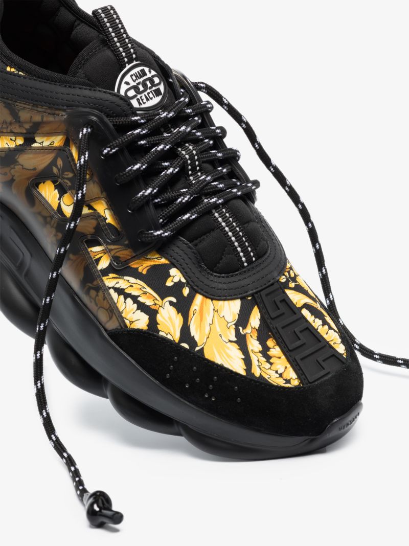 Black Chain Reaction Sneakers