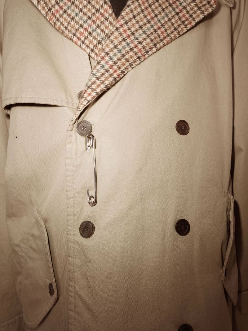 Reversible Cotton Trench Coat