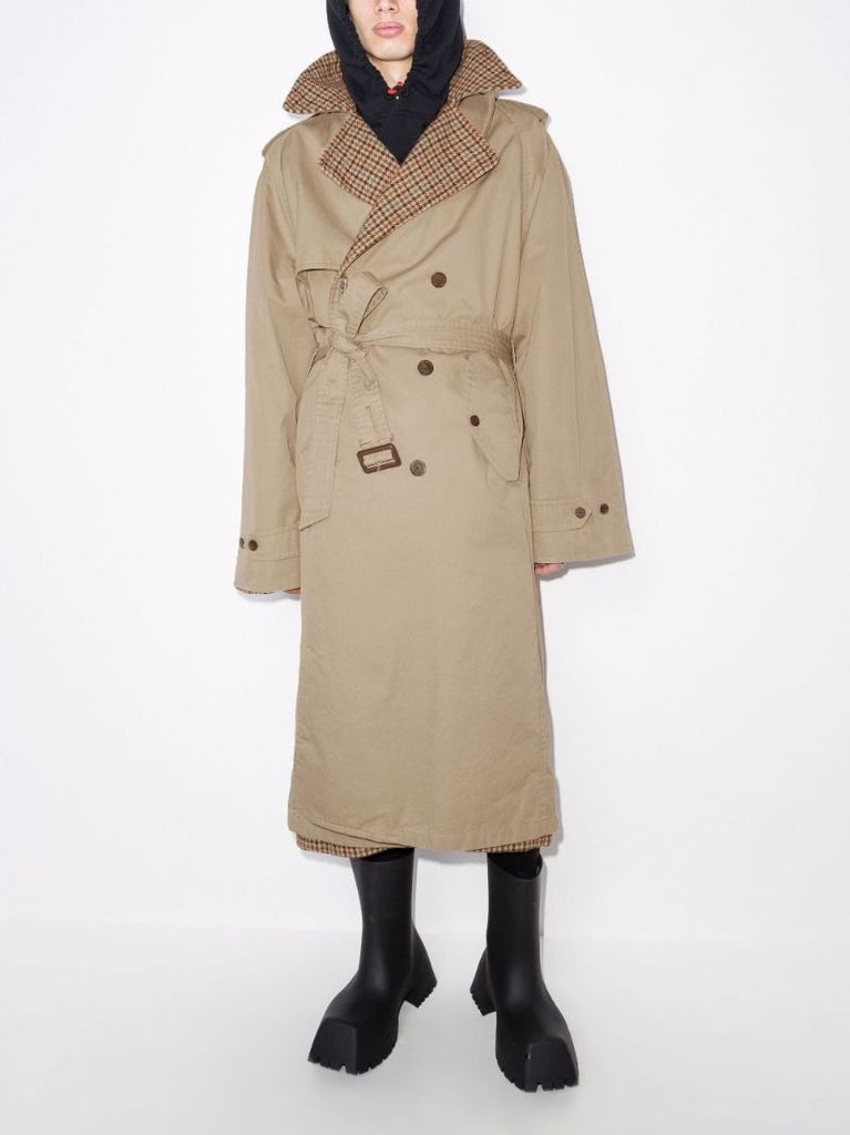 Reversible Cotton Trench Coat