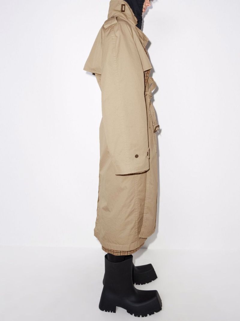 Reversible Cotton Trench Coat