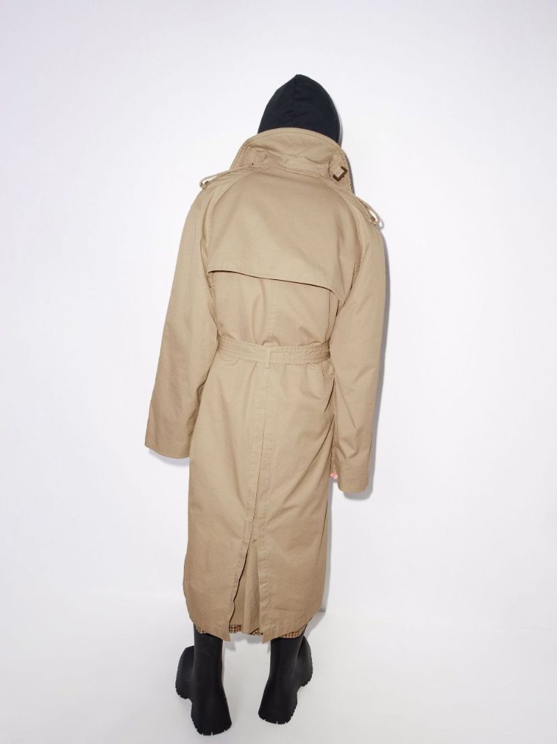 Reversible Cotton Trench Coat