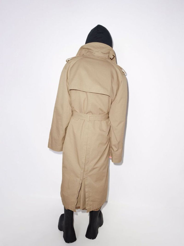 Reversible Cotton Trench Coat