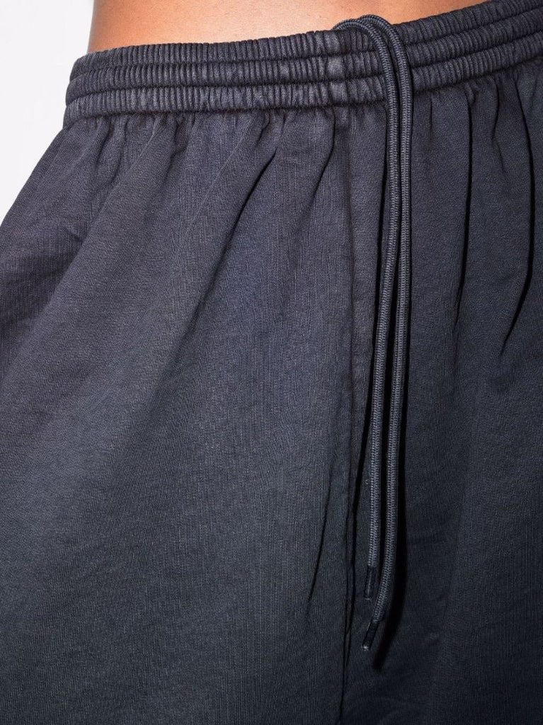 Wide Leg Extra Long Cotton Track Pants