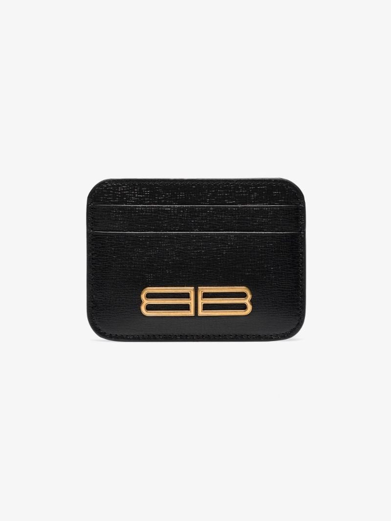 Black Gossip Leather Card Holder