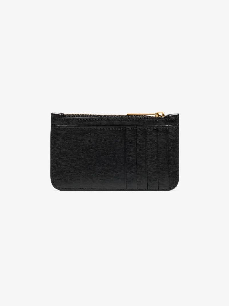 Black Gossip Leather Coin Purse