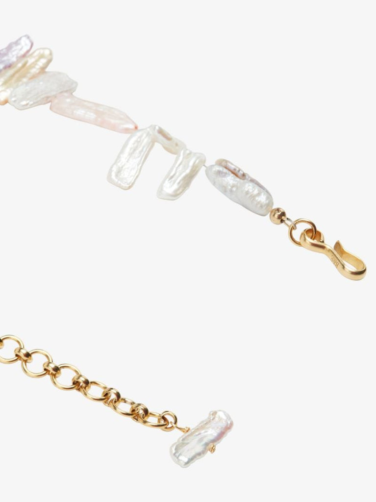 Gold Tone Layla Pearl Necklace