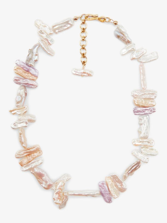Gold Tone Layla Pearl Necklace
