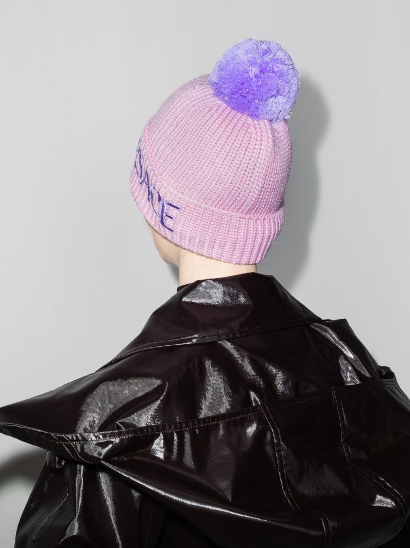 Logo-embroidered Knitted Beanie
