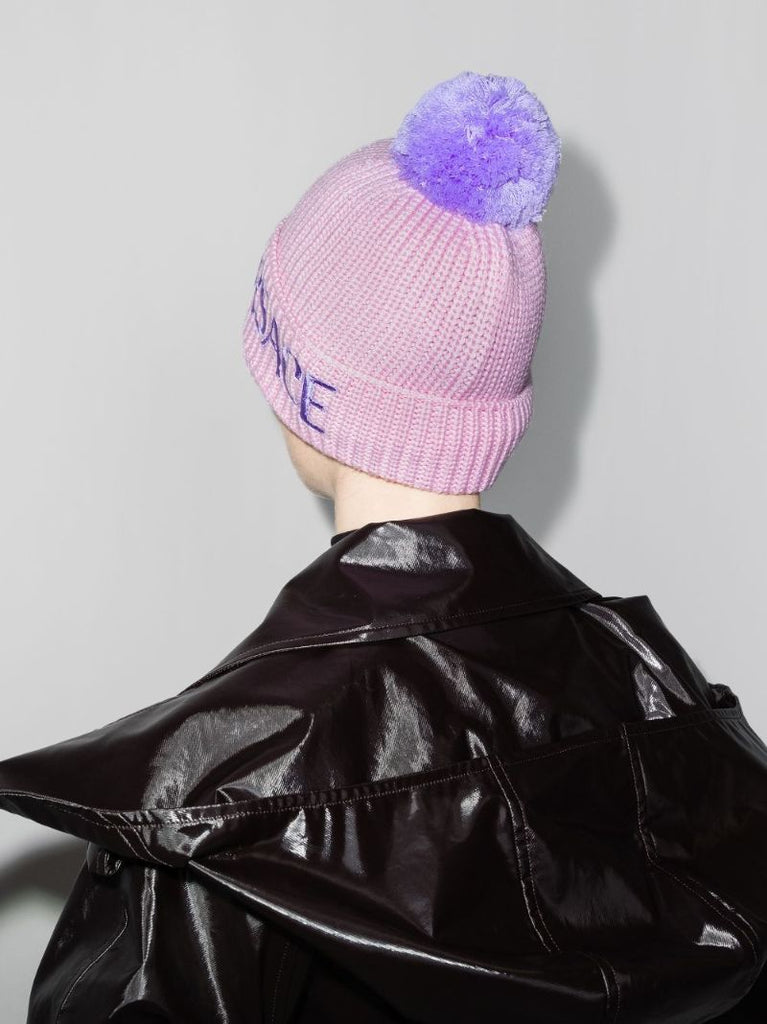 Logo-embroidered Knitted Beanie