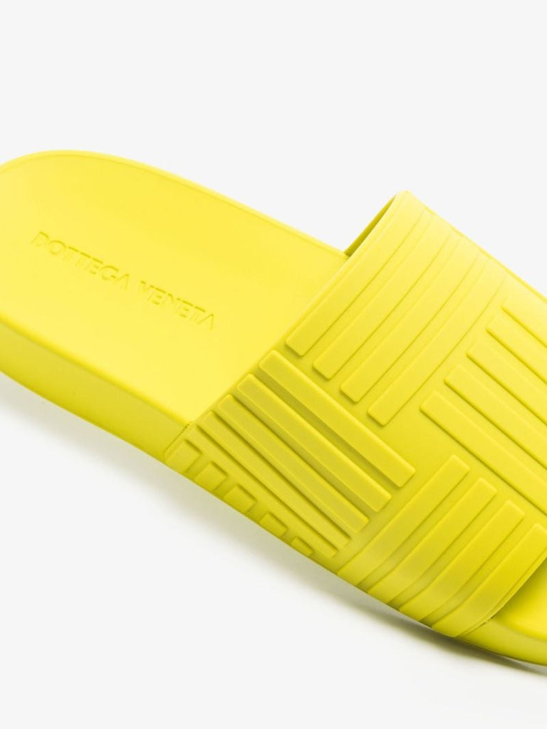 Green Embossed Rubber Slides