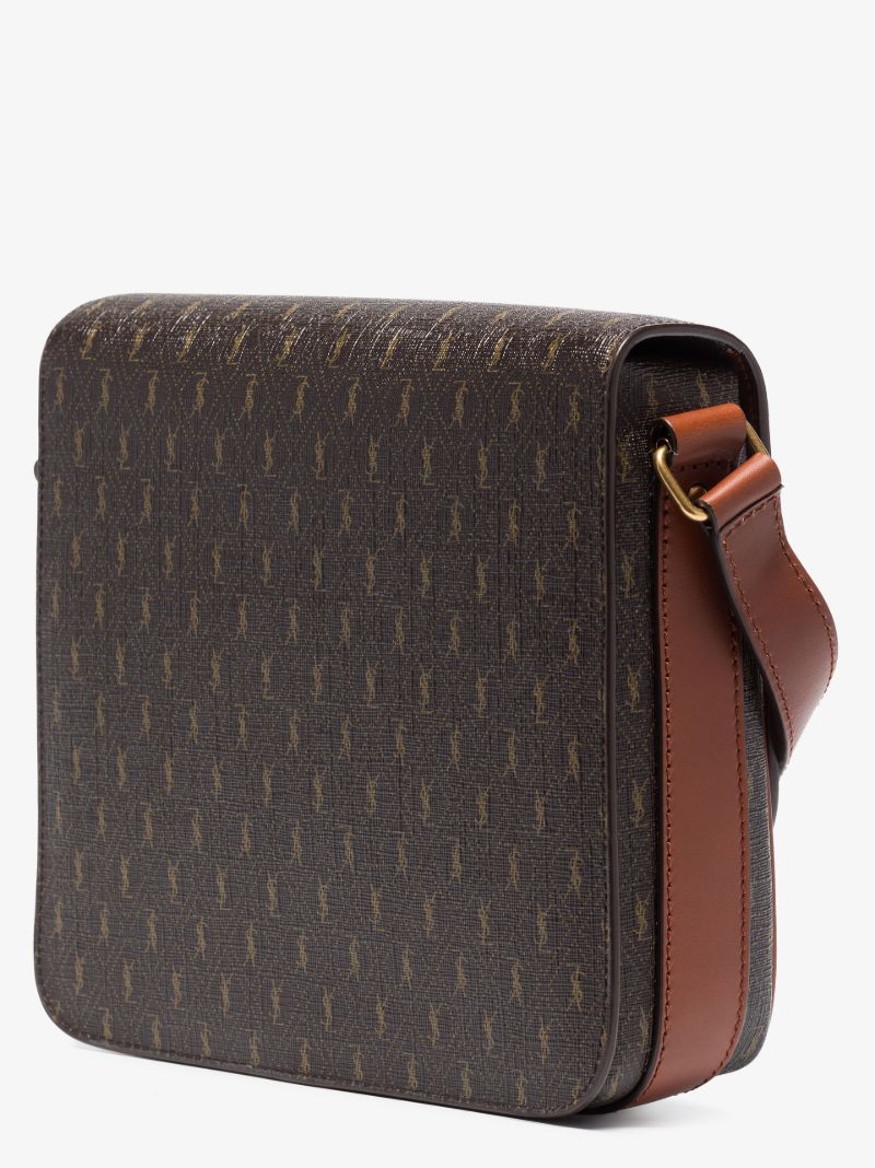 Brown Le Monogramme Medium Leather Cross Body Bag