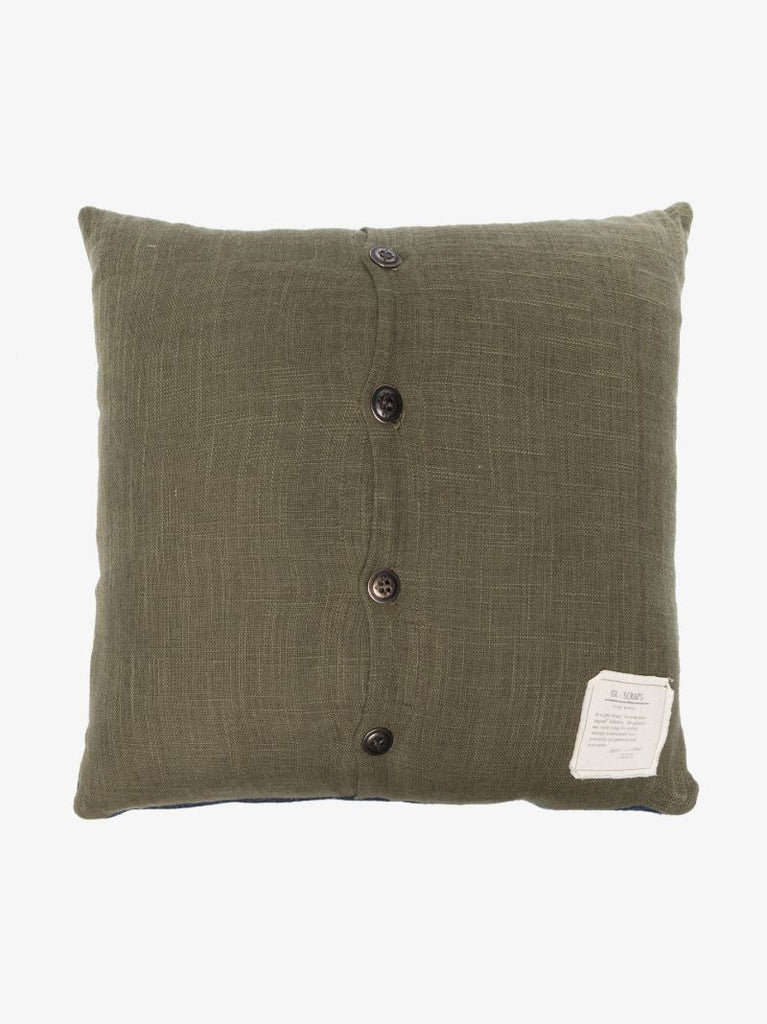 Green Sunset Patch Cushion