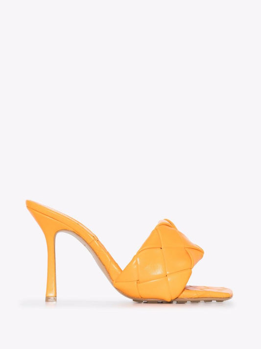 Orange Lido 90 Leather Sandals