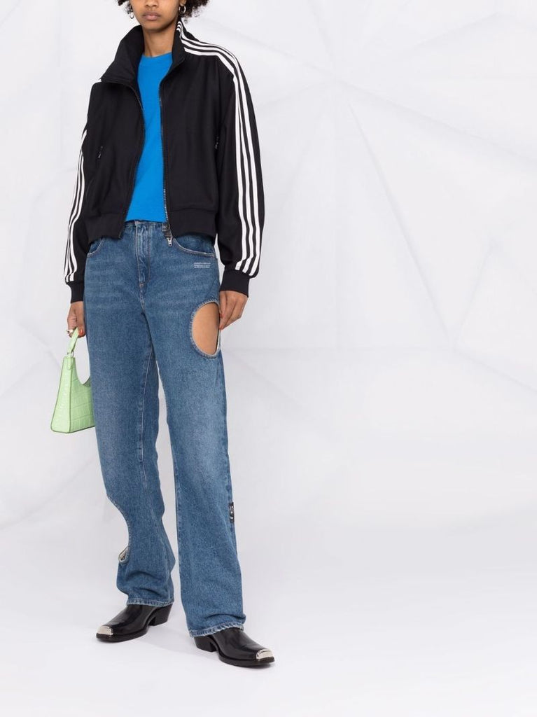 Signature Stripe Zip-up Jacket