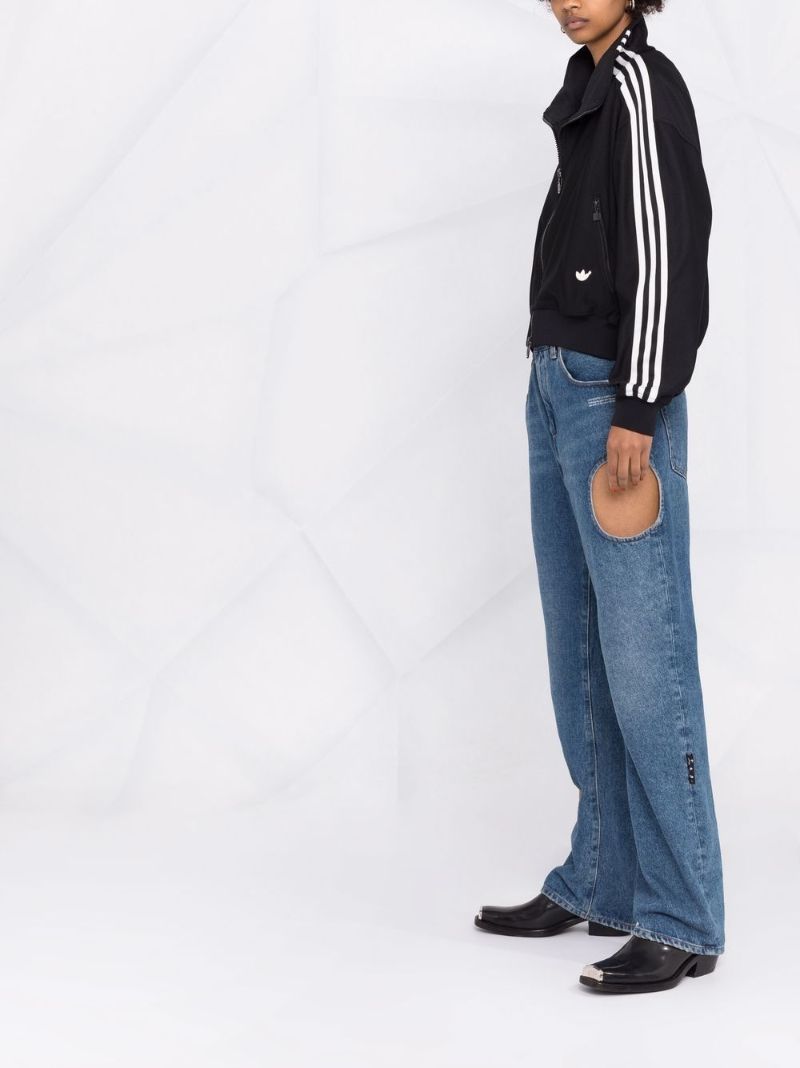 Signature Stripe Zip-up Jacket