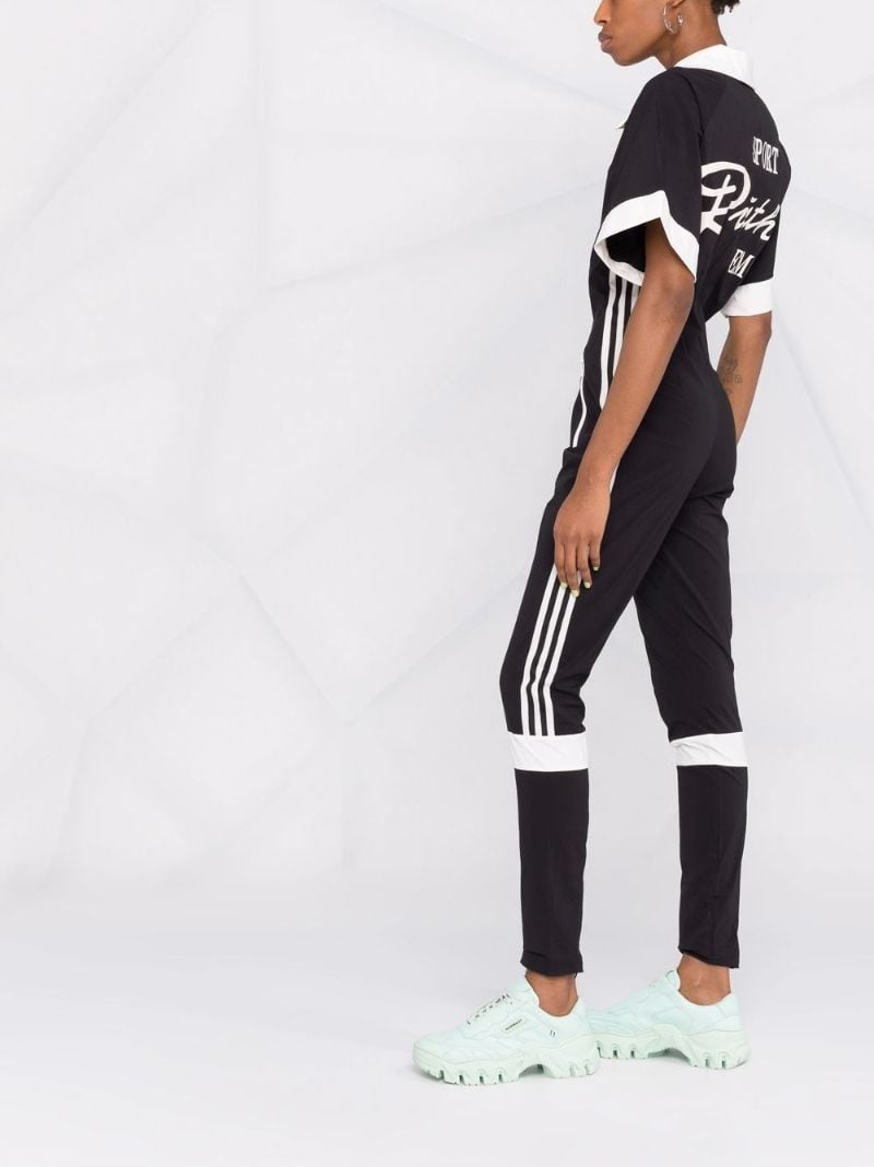 Collared Zip-up Jumpsuit