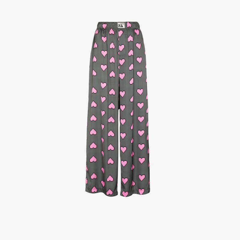 Heart Print Pyjama Trousers