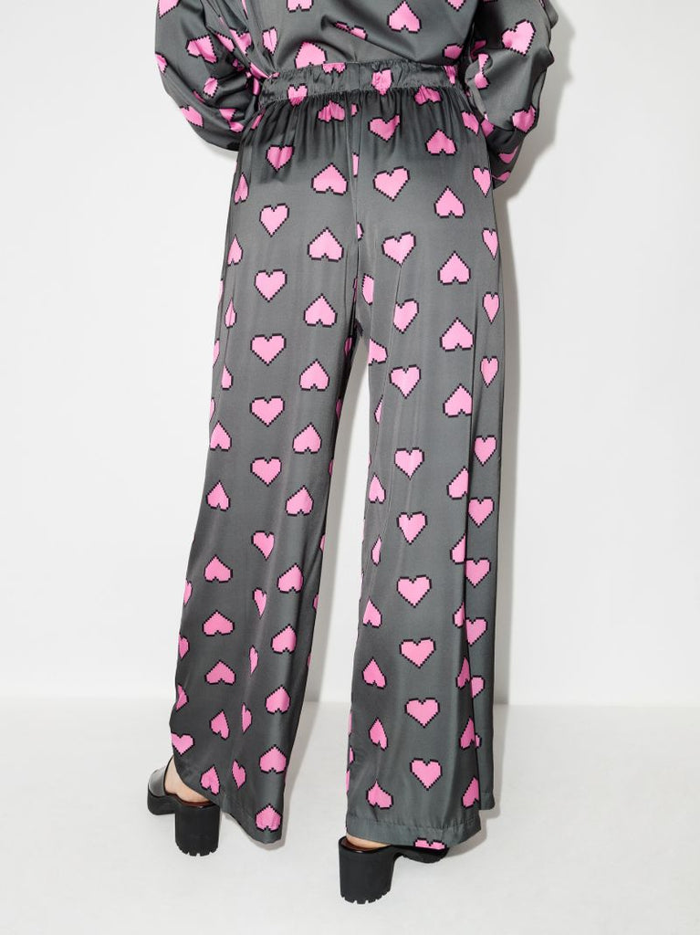 Heart Print Pyjama Trousers