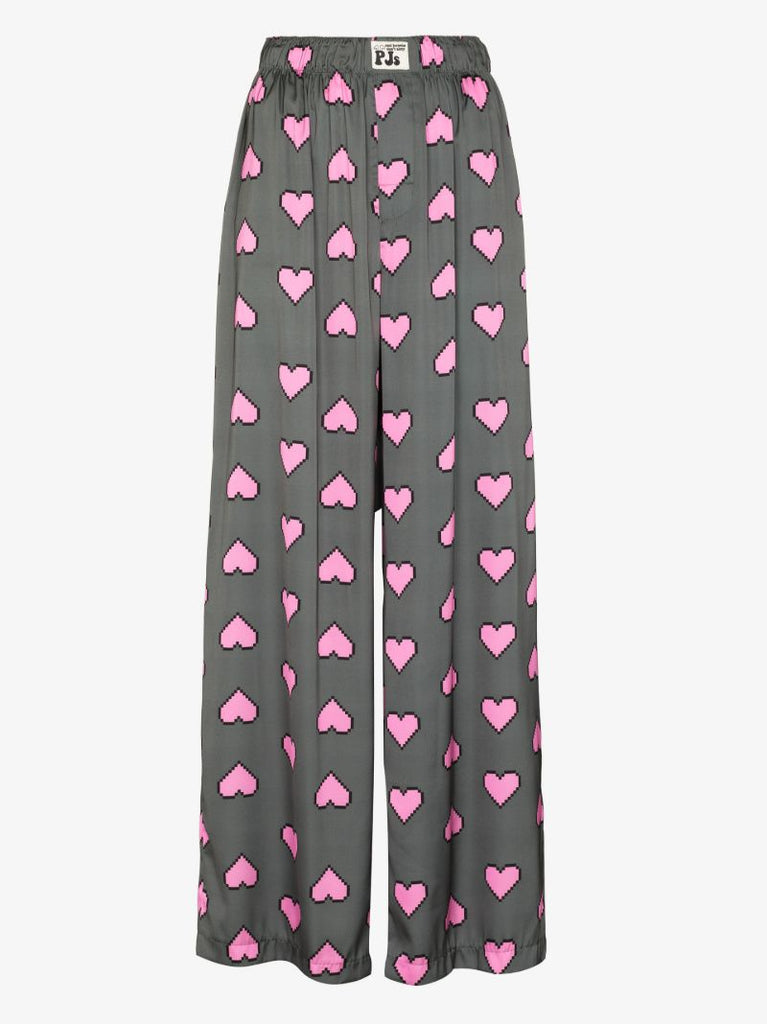 Heart Print Pyjama Trousers