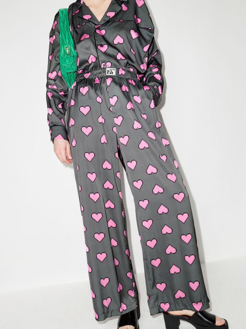 Heart Print Pyjama Trousers