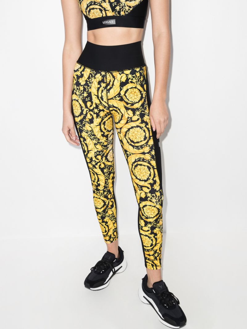 High Waist Barocco Leggings