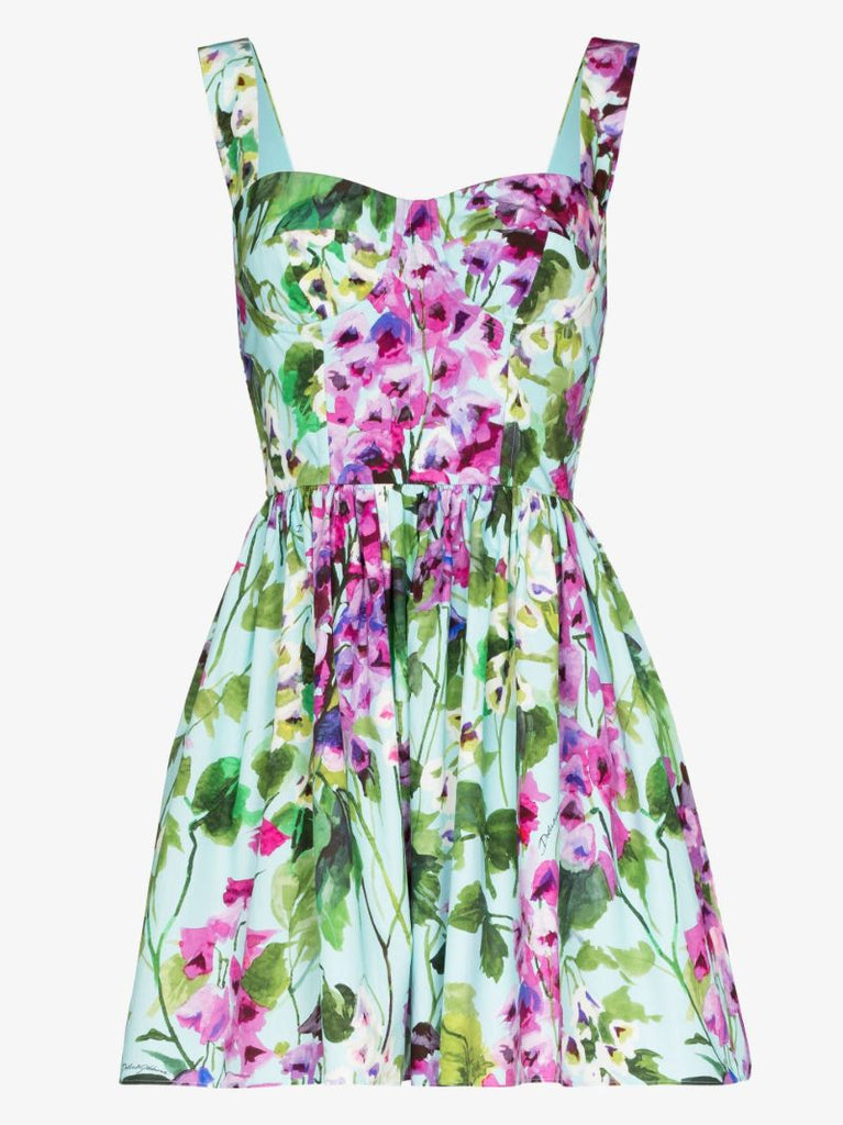 Bluebell Print Mini Dress
