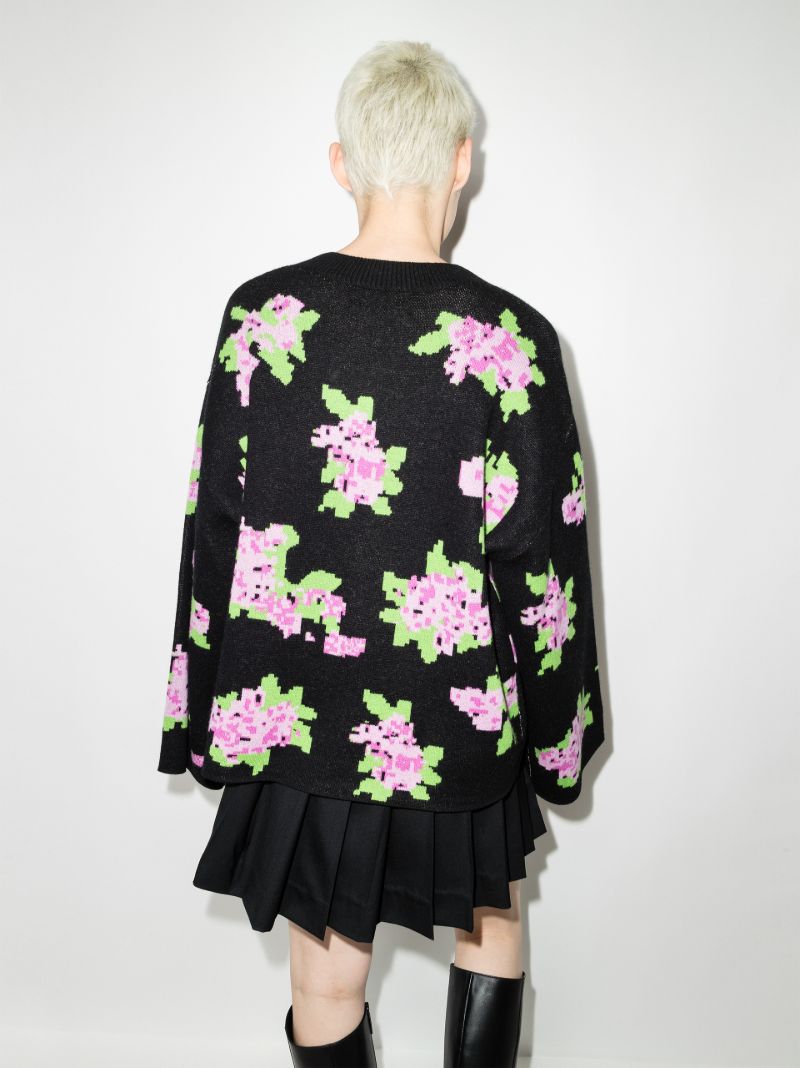 Queen of the Boxes Embroidered Sweater
