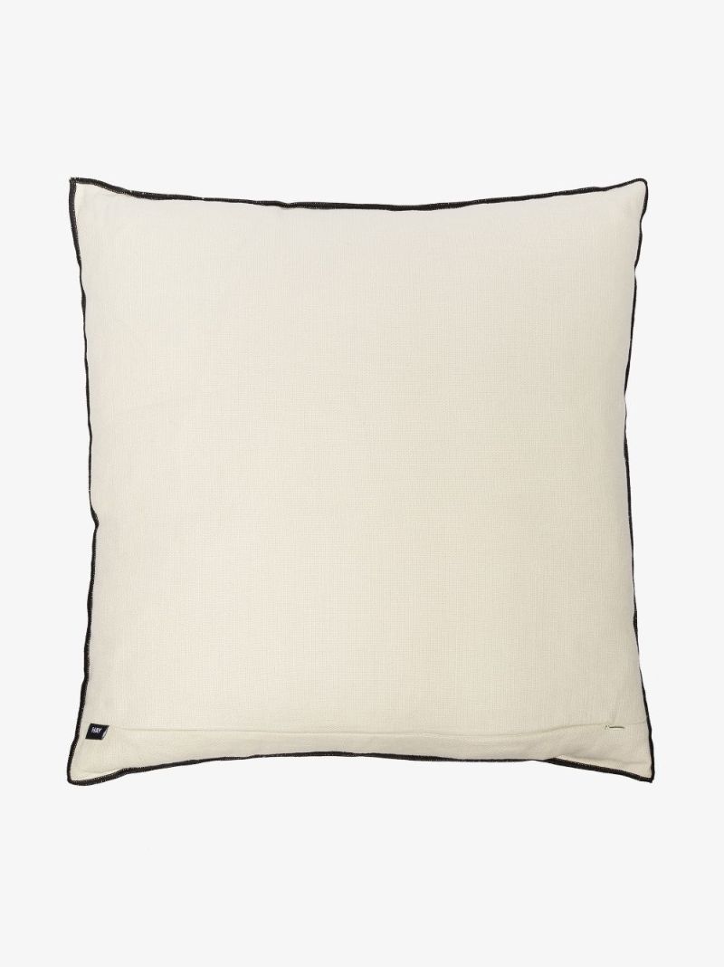 White Outline Cushion